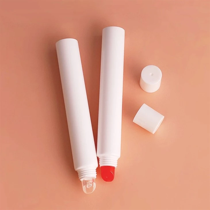 25ml Plastic Packaging Lip Gloss Container Tube With Silicone Applicator