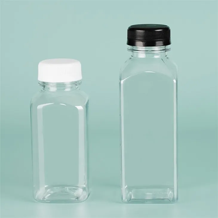 100ml 150ml 200ml 300ml PET Plastic Juice Bottle With Cap